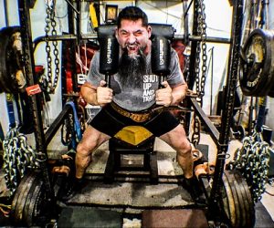 Chain Squats, Band Bench, Deadlift PR