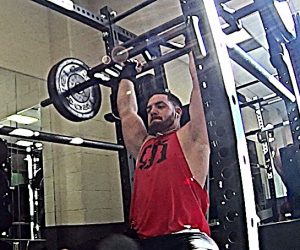 Supplemental Bench Movements: Swiss Bar Incline Bench & Seated OHP off Pins (DE Bench)