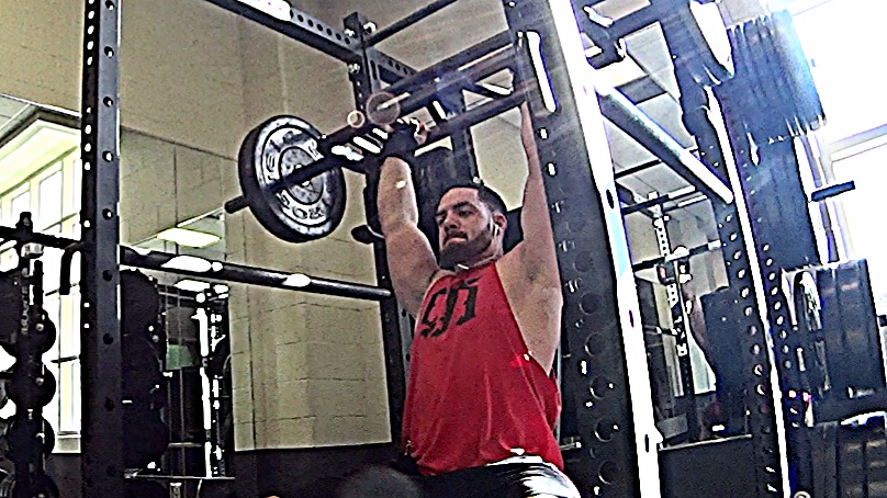 Supplemental Bench Movements: Swiss Bar Incline Bench & Seated OHP off Pins (DE Bench)