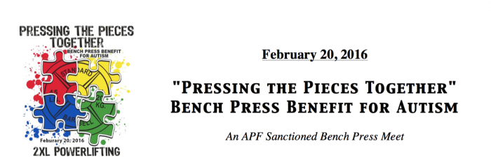 "Pressing The Pieces Together" Bench Press Benifit For Autism 