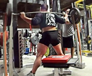 Speed-Strength Squat Phase Wk2: 225+3 Average Bands (Video)