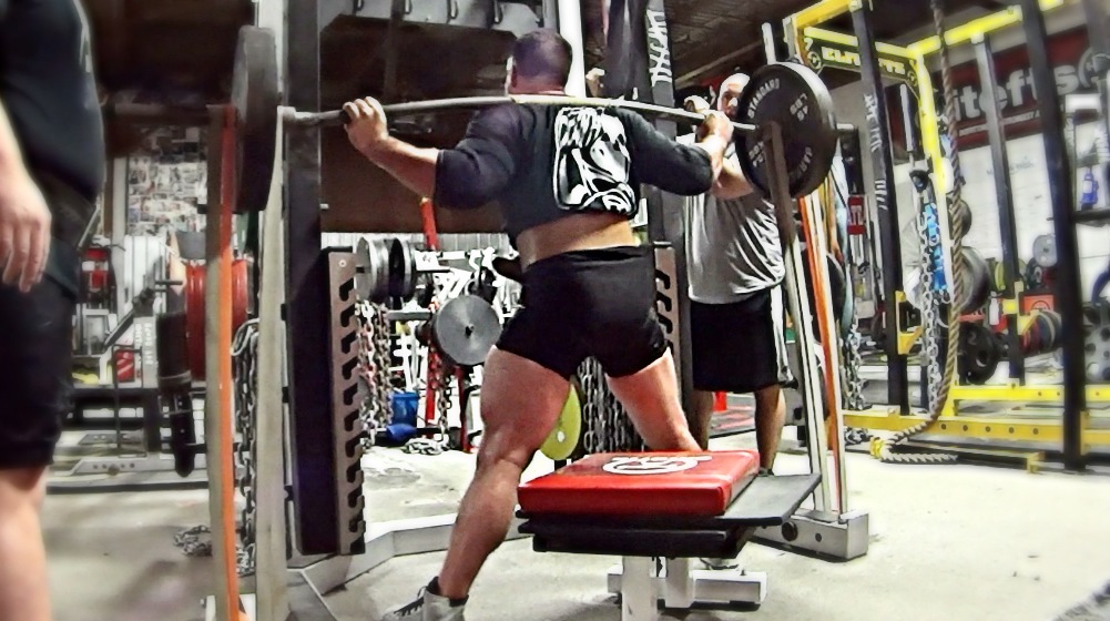 Speed-Strength Squat Phase Wk2: 225+3 Average Bands (Video)