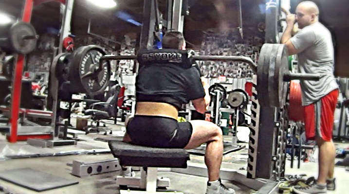 Speed SQ/DL Wk2: 10x2 on SSB Box Squats up to 420lbs & 10x1 Speed Pulls (Video)