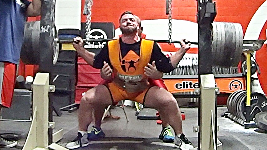 Max Effort Squats into Chains/Setup Technique Work: Up to 780lbs (Video)