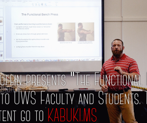 Destroying the Paradigm of what makes a "Functional Bench Press" - Presentation at UWS