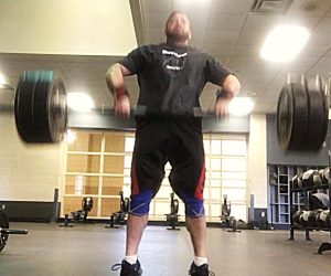 My 100lb Power Clean PR & Pause Front Squats (Video)