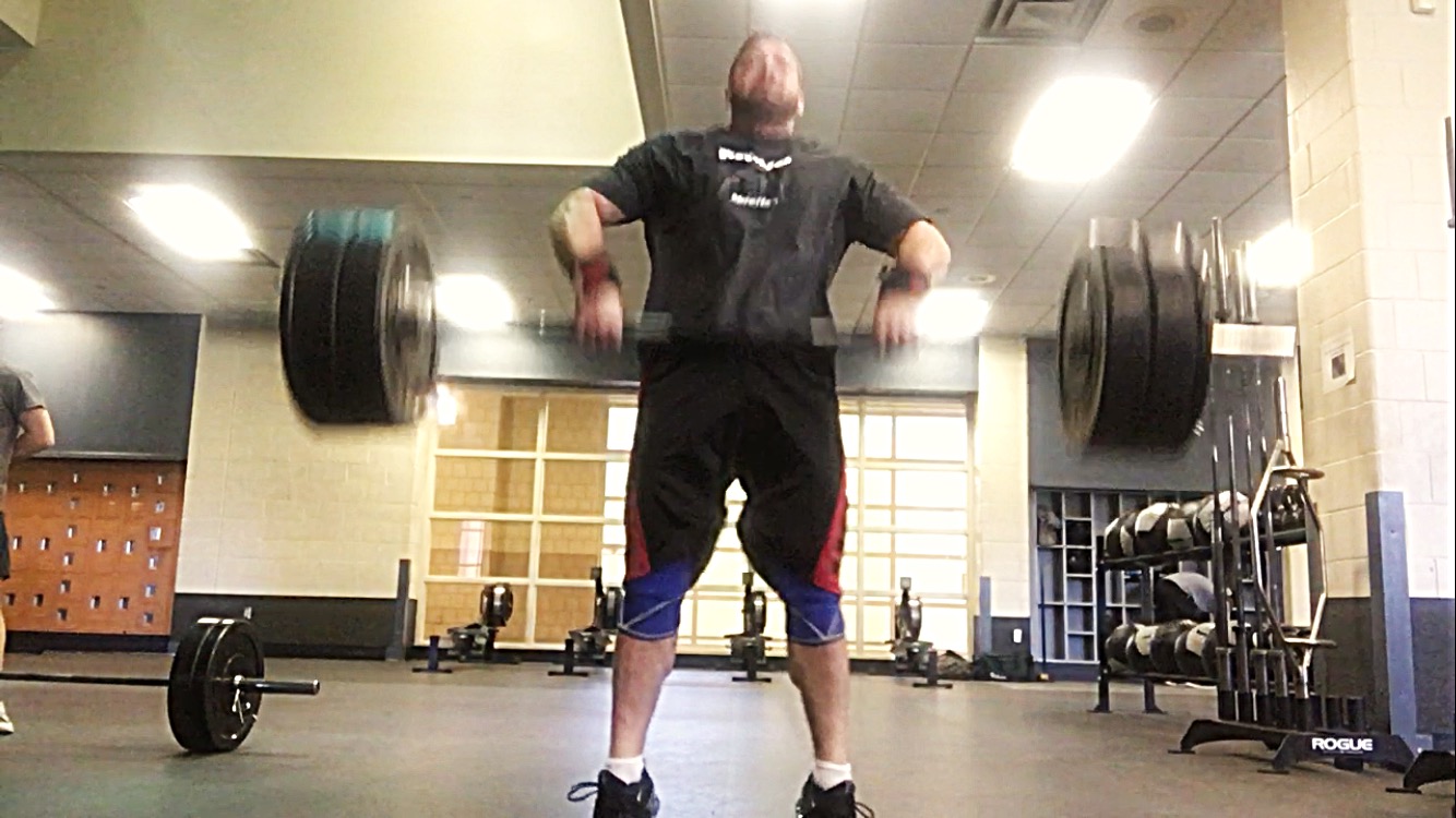 My 100lb Power Clean PR & Pause Front Squats (Video)