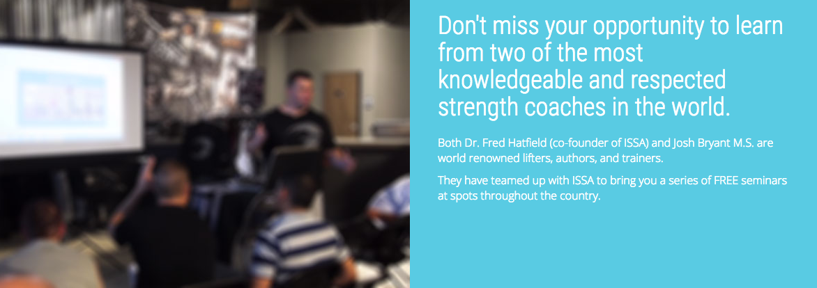 Free Cleveland Strength Seminar with Dr. Fred Hatfield and Josh Bryant