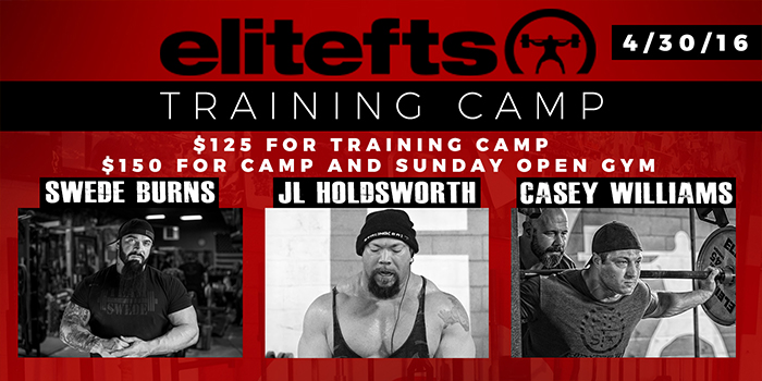 REGISTER NOW: April 30th Training Camp with JL Holdsworth, Swede Burns, and Casey Williams