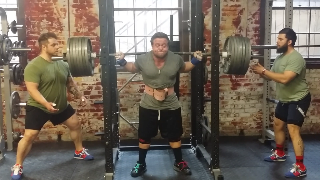 Heavier and Heavier Pause Squats! 665x3x4 sets