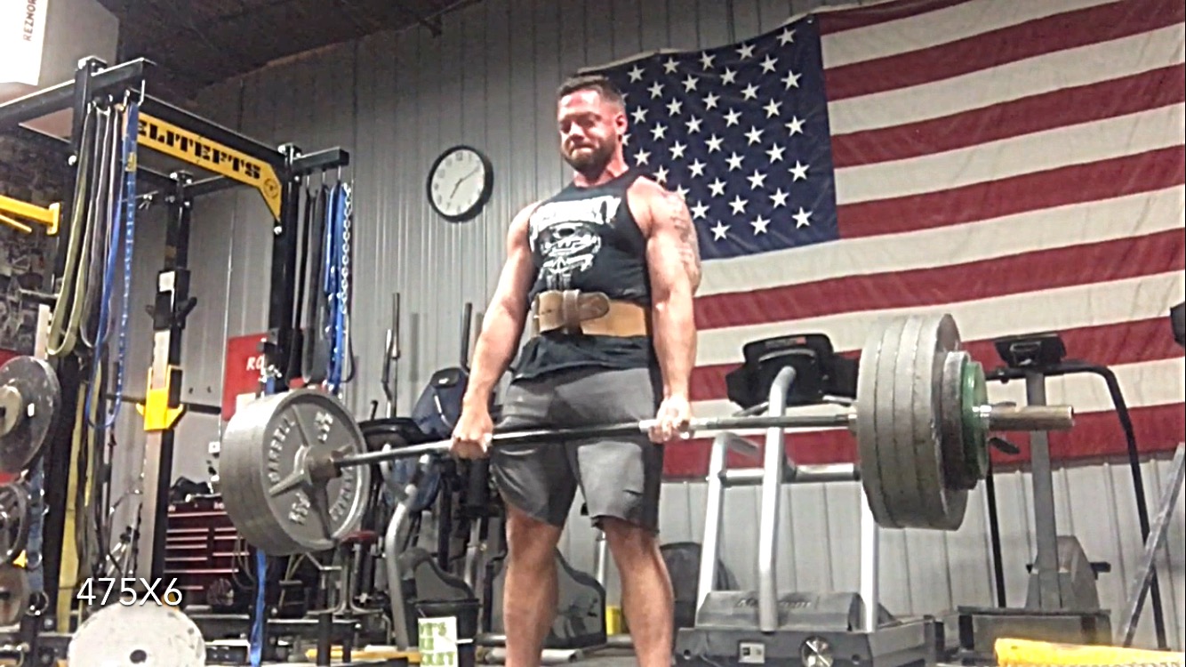 First Day of 5/3/1: 3s Week for Deadlift - 475x6 (Video)