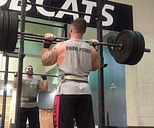 5/3/1 Overhead Press: 165x8 (Video) / Chin-Up Total Up to 82 for the Day