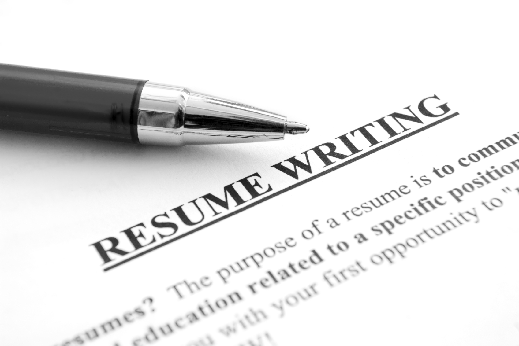 Business resume writing services