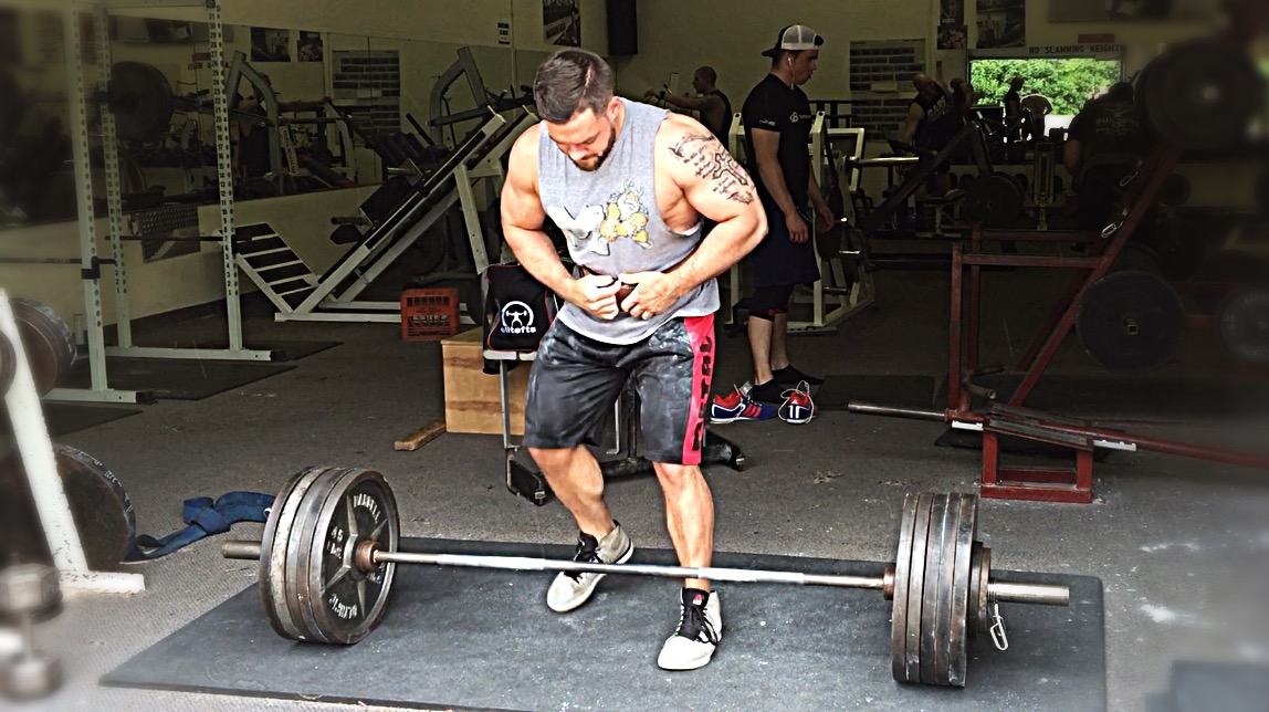 May 2018 Week 1 - Day 1 (new training schedule): Deadlift (465x10) & OHP (160x10)