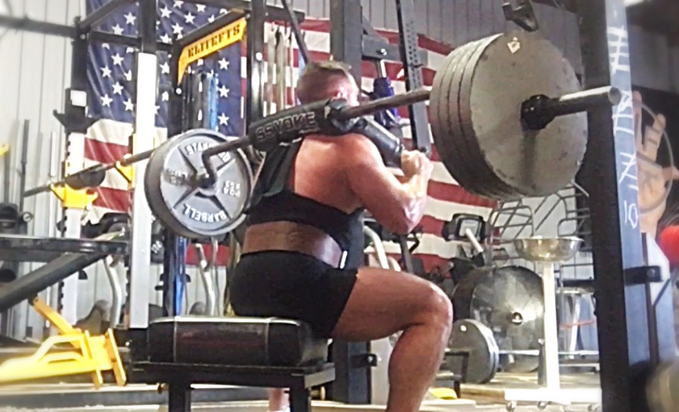 Video: Speed Work & 5/3/1 Top Set for SSB Box Squats