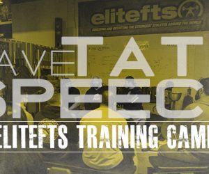 WATCH: Dave Tate's Closing Speech — April Training Camp 
