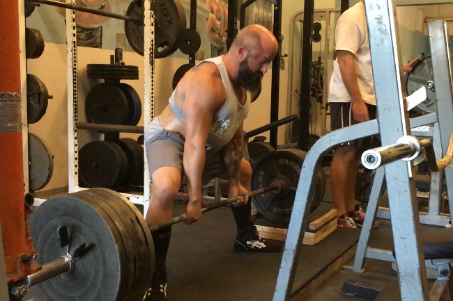 7/11- Raw Deadlifts, Raw Squats and April Harper squatting with the OBB Power Handles w/videos