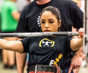 Cambered Bar Box Squats 