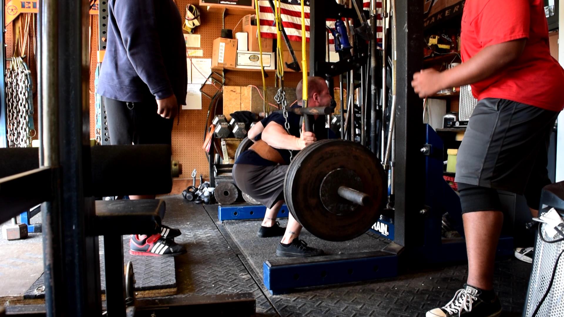 ME Lower: Cambered Bar Squat PR First Day Back (w/VIDEO)