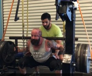 7/28- Raw Cambered Bar Squats w/video