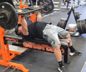 Wk3 Day2: ME Singles on Swiss bar floor press - 2018 APF/AAPF IL Raw Power Challenge