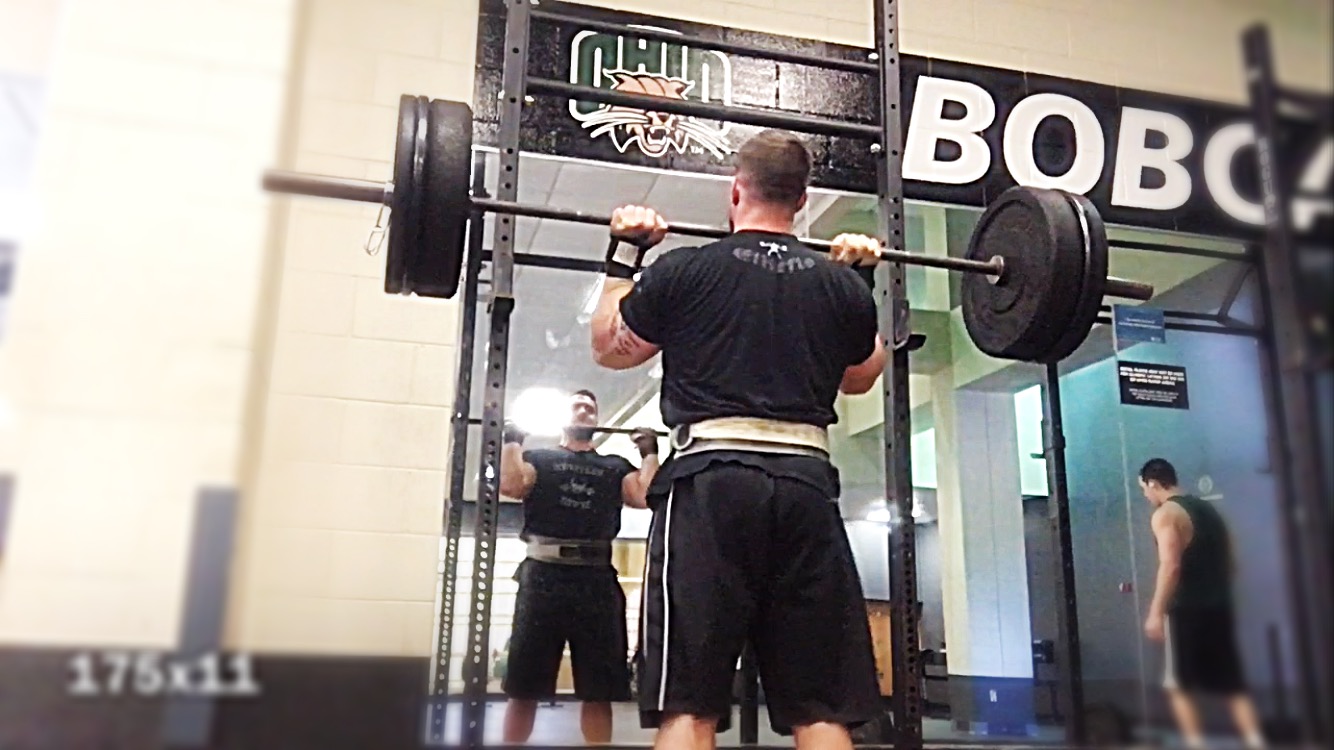 Strict OHP: 175x11 (Video) / Another rep PR & better speed after tip from Murph