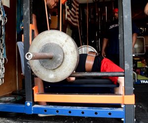 Max Effort Upper: Reverse Band Fat Bar Bench Press