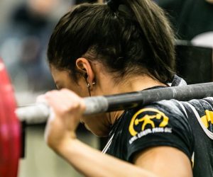 Box Squats Against Chains