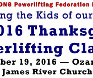 Thanksgiving Powerlifting Classic