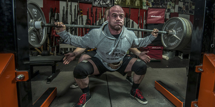 Squats and Over head press