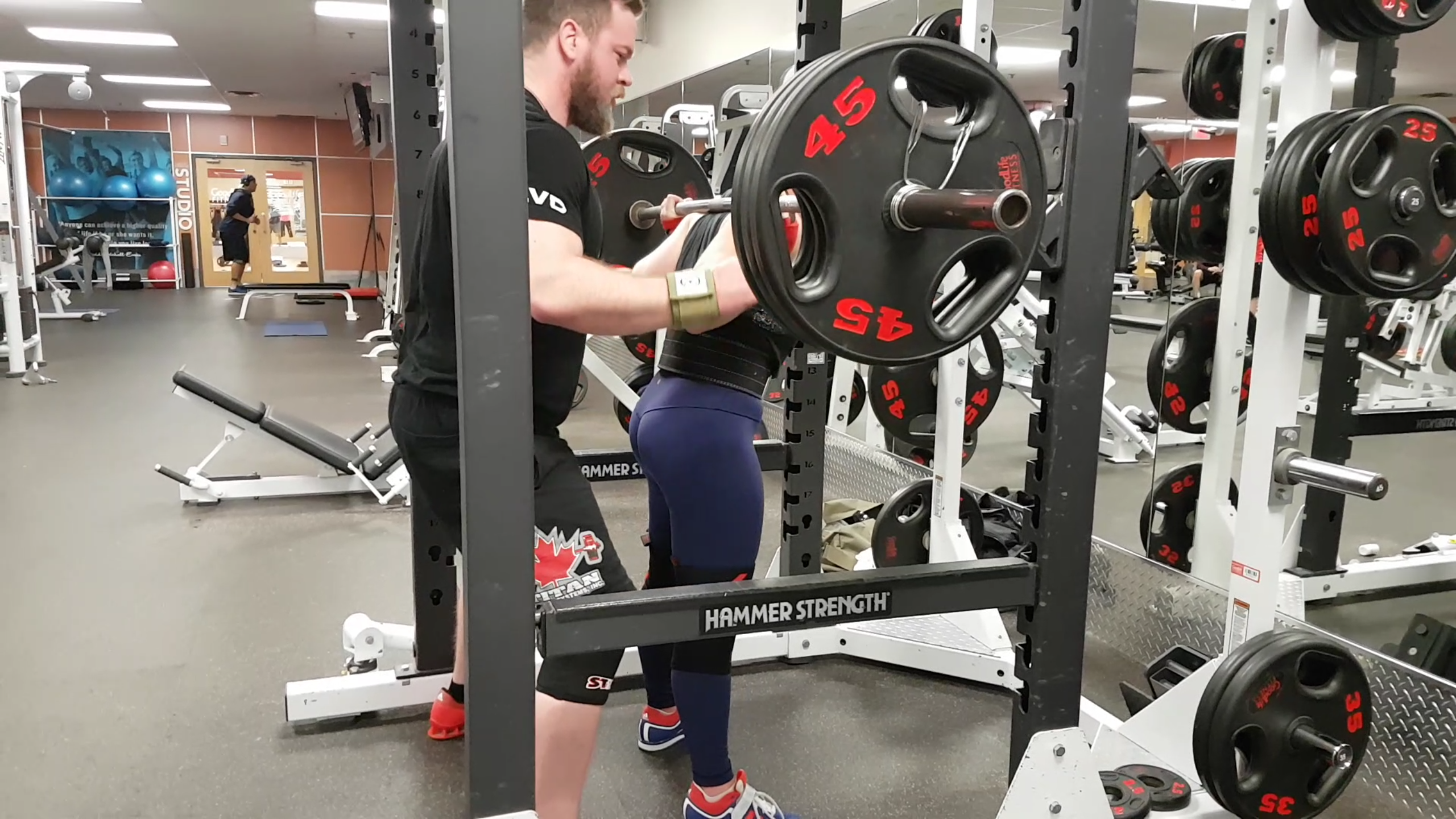 Main Bench and Squat - 6 Weeks Out -With Video-
