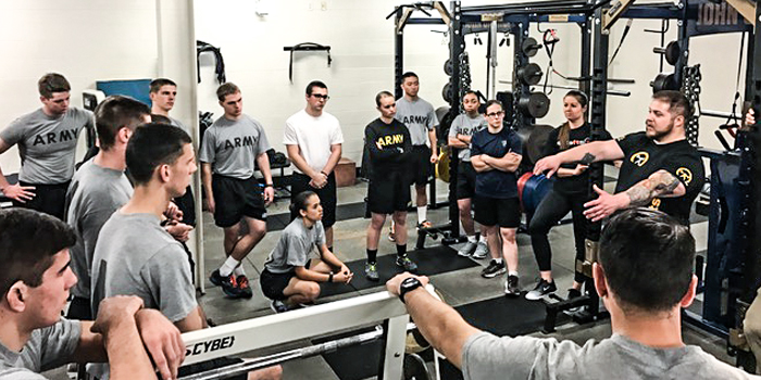 John Carroll University ROTC Seminar — Powerlifting as Military Training 