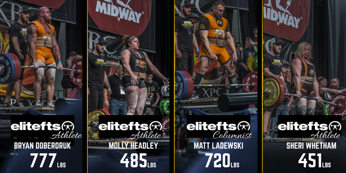 WATCH: XPC 21 Deadlift Salute — Team elitefts Results