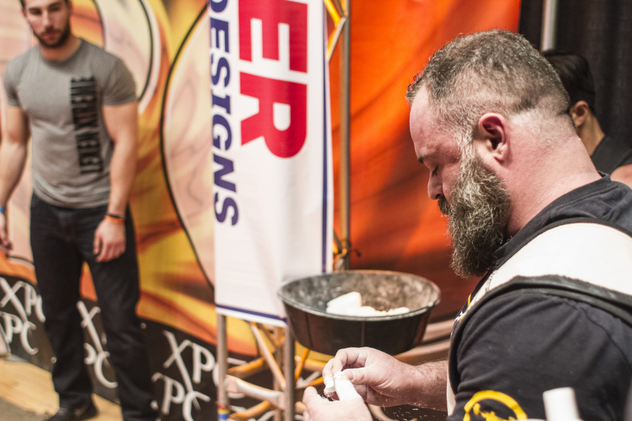 Cambered Bar Box Squats