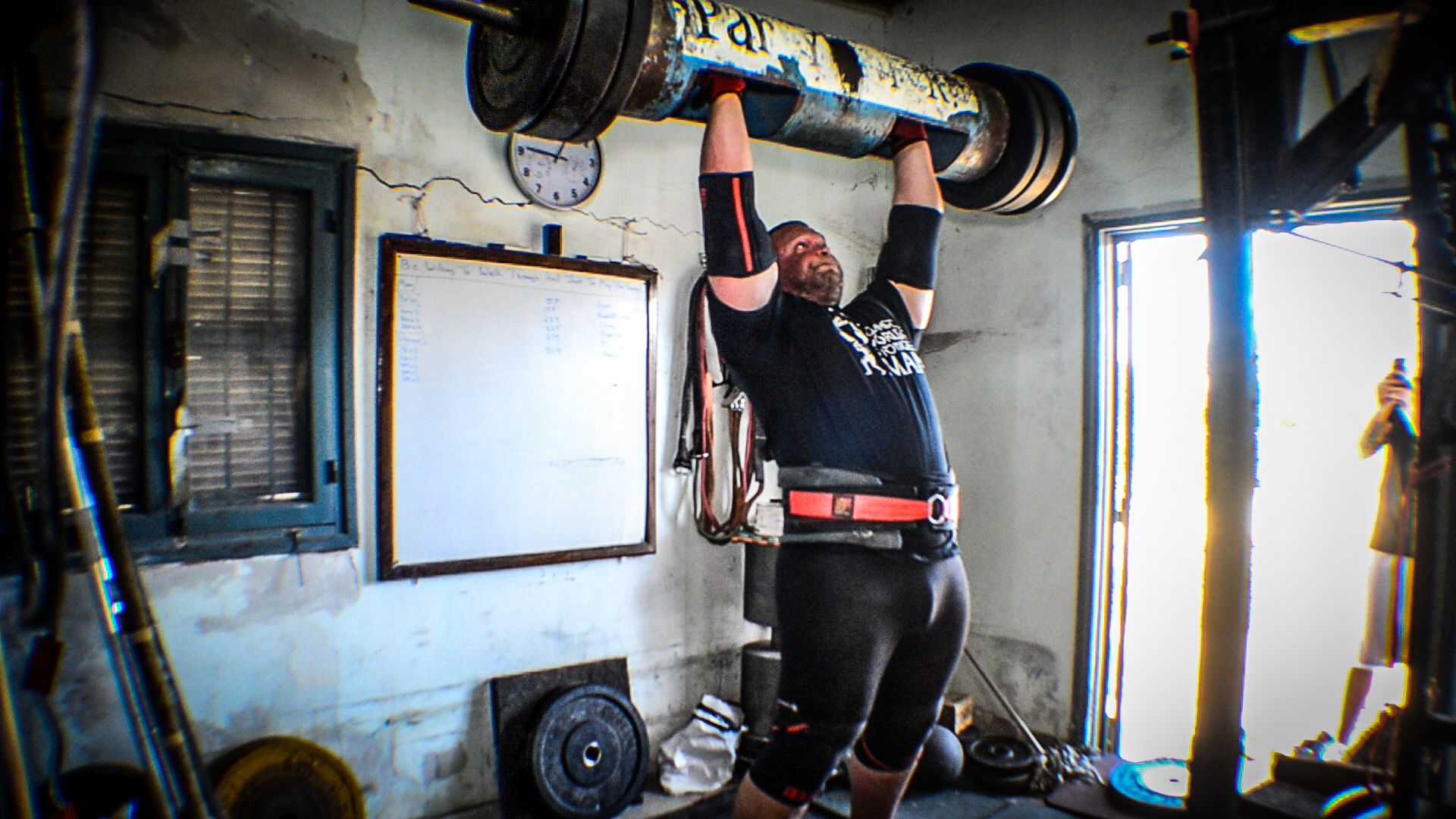 Log Press and Deadlift Challenge with Terry Hollands