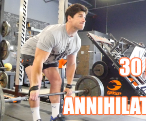 30 Min Cluster Set Leg Hypertrophy Workout Video/Yesterdays Conditioning 