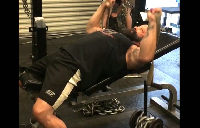 5/23- Bench w/video of another innovative exercise with the OBB Power Handles  