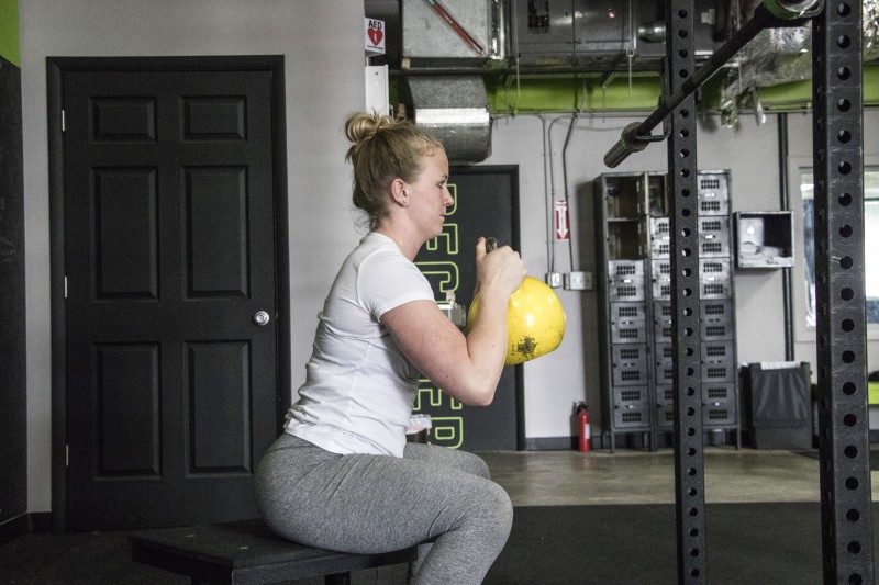 Step 2 Goblet Squat to Box