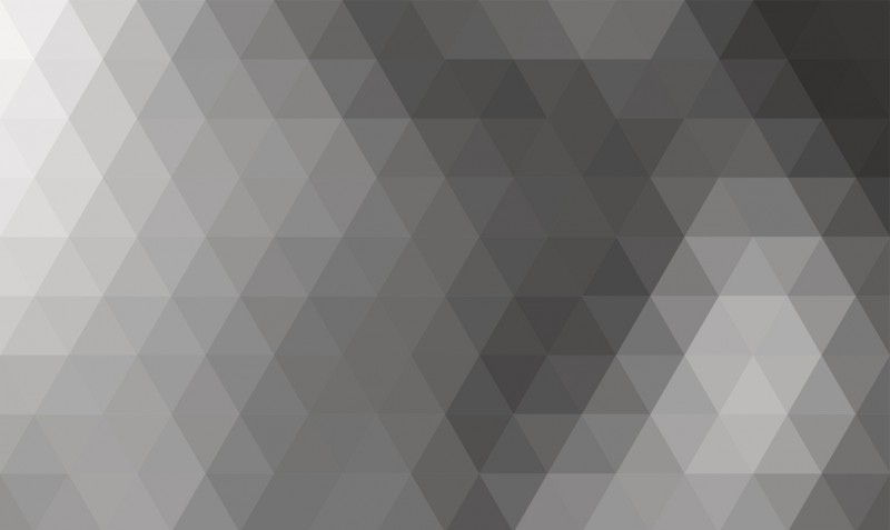 Gray and white hexagon pixelated mosaic background