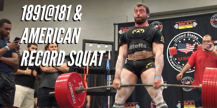 Meet Report: USPA Naturally Fit Games & American Record Squat