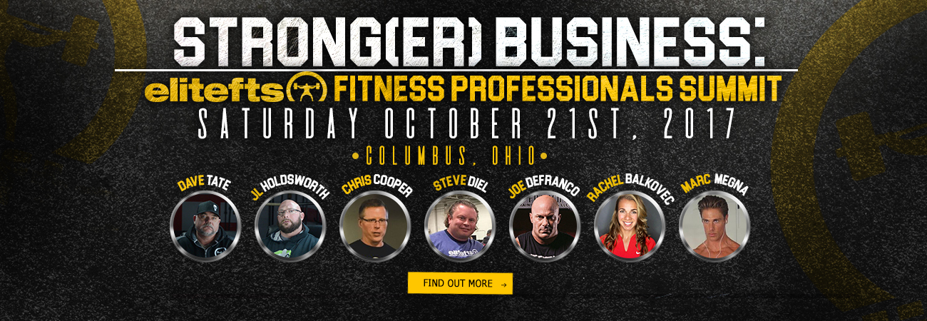 Strong(er) Business: elitefts Fitness Professional Summit