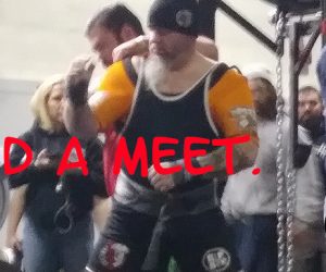 So, I did a meet. + Video