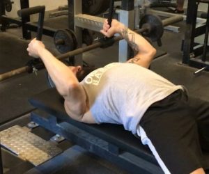 12/1- Bench w/video of another unique exercise with the OBB Power Handles