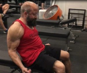 12/5- Bench with video of another unique exercise with the OBB Power Handles