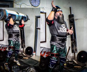 Strongman: Increasing Your OHP With Leg Drive!