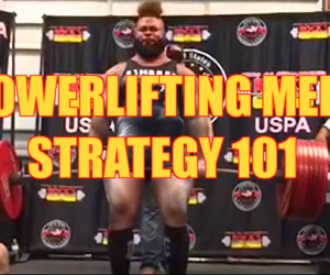 Powerlifting Meet Strategy