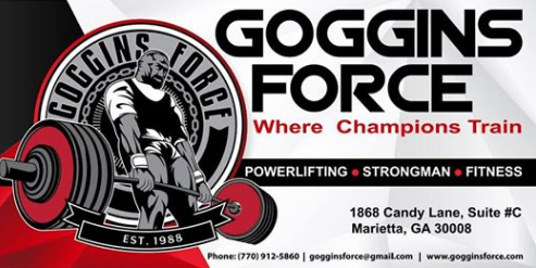 Register Today: Goggins Force Powerlifting Seminar