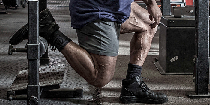 Leg Training with Cambered Bar Bulgarian Split Squats