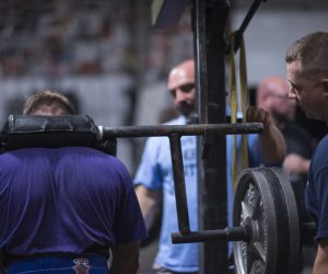 RACKABLE CAMBERED BAR PISTOL SQUAT