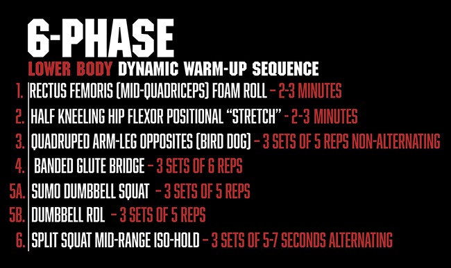 dynamic warmup — Workouts — New England LMSC